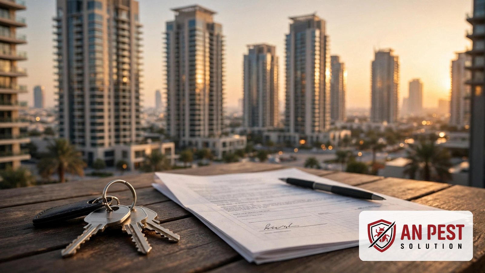 Who pays for pest control Dubai: modern residential apartment towers